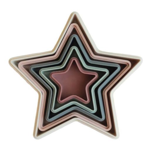 Пирамидка-формочки Nesting Star BIBS 2410000 фото 2