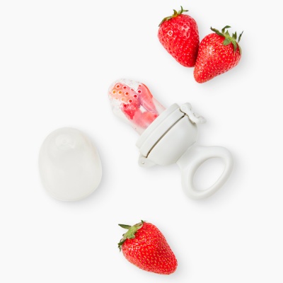 Ниблер с силиконовой сеточкой Happy Baby 15053 light gray 3