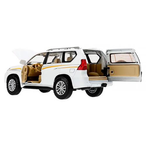 Машина металлическая инерционная Toyota Land Cruiser Prado 20 см Технопарк 68270AW фото 3