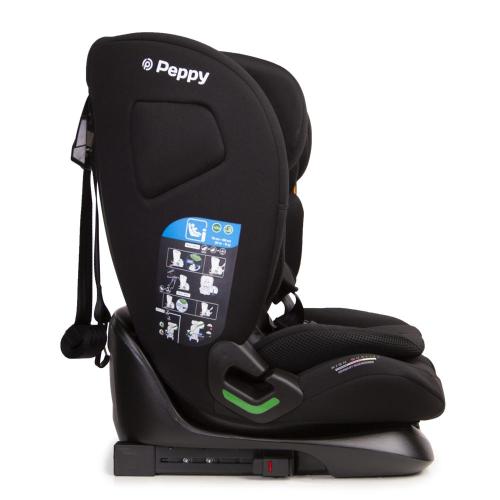 Автокресло Peppy Lambo I-Size black фото 4