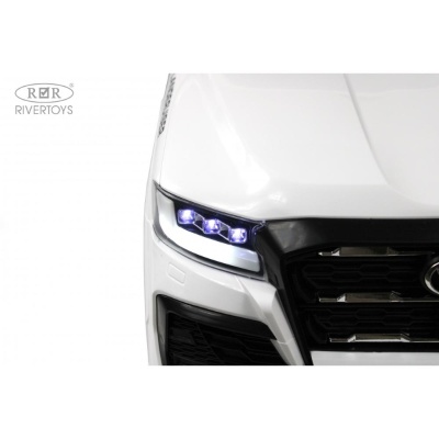 Детский электромобиль RiverToys G555GG белый