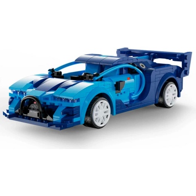 Конструктор Спорткар радиоуправляемый Blue Race Car 325 деталей CaDa Double Eagle C51073W 2