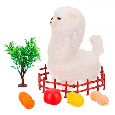 Мягкая интерактивная игрушка Альпака ходит музицирует 2310932 1