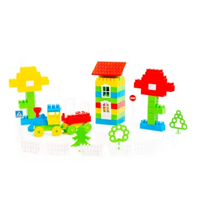 Конструктор Строитель 363 элемента Полесье 36148 1