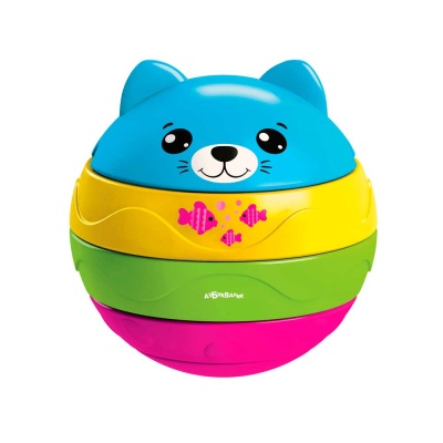 Музыкальный мячик-пирамидка Котенок Азбукварик 1