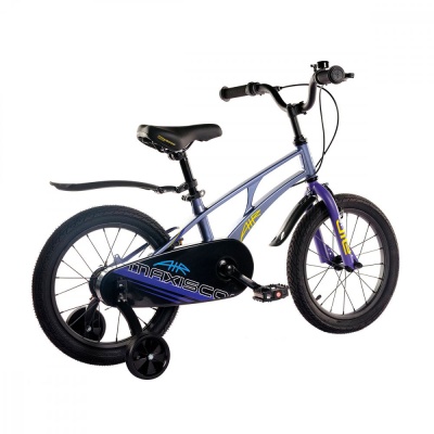 Велосипед детский Maxiscoo Air Стандарт 16'' 2024 Maxitoys MSC-A1635 синий карбон 2