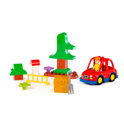 Конструктор Макси Простоквашино Дядя Федор нашел клад 24 детали Полесье 23388 2