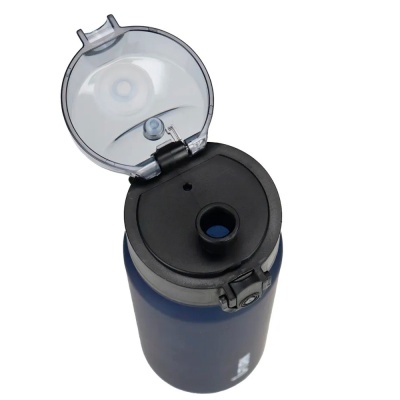 Бутылка Мотивация 500 мл с крышкой защелкой и ремешком Miland УД-9379 синяя 3