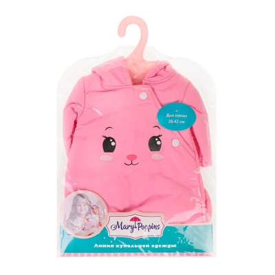 Одежда для кукол 38-43 см теплый комбинезон Зайка Mary Poppins 452183 3