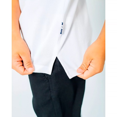 Рубашка поло школьная для мальчика Deloras Z71615S-25 белая 5