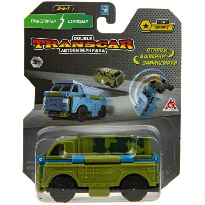 Машина Transcar Double Транспортер – Самосвал 1toy Т20713 3