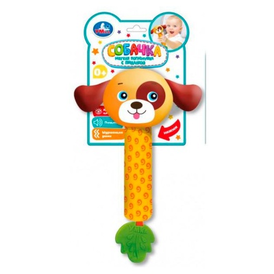 Погремушка пищалка Собачка Умка UM-DG5-24 (250)
