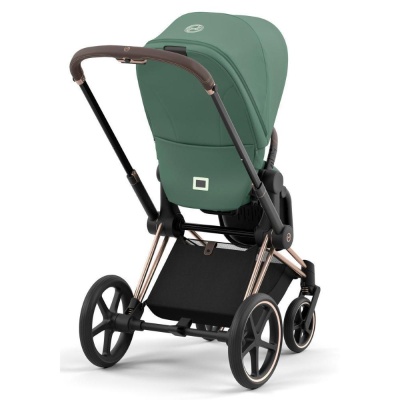 Коляска 2 в 1 Cybex Priam IV Rosegold Leaf Green