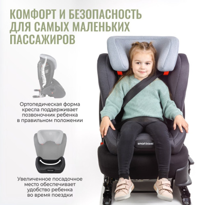 Автокресло Smart Travel Expert Fix KRES3895 Dark grey 05