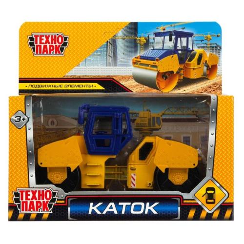 Модель металлическая Каток Технопарк ROLLER-15-YBU фото 12