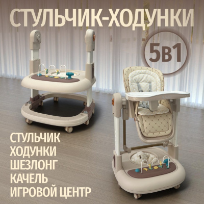 Стульчик для кормления Bubago William BG 193-3 мокко 02