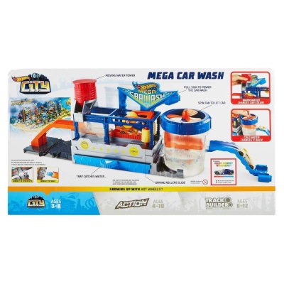 Игровой набор Хот Вилс Сити Мега Автомойка Hot Wheels FTB66