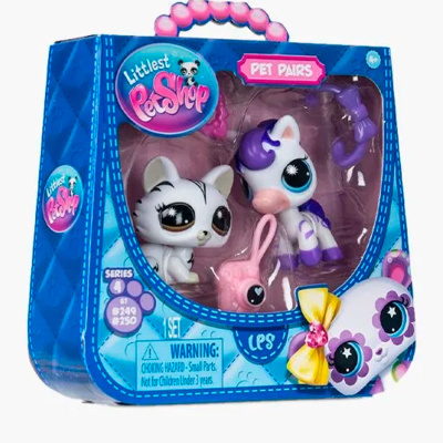 Игровой набор Littlest Pet Shop Кошка и Зебра Hasbro LPS 00709 3