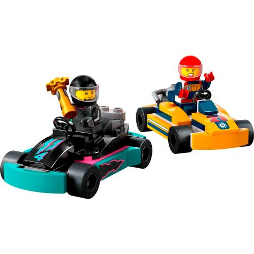 Конструктор Lego City Картинги и гонщики 99 деталей Lego 60400