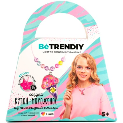 Набор для создания украшений Кулон мороженое Be TrenDIY Наша игрушка B015Y 3 Набор для создания украшений Кулон мороженое Be TrenDIY Наша игрушка B015Y 3