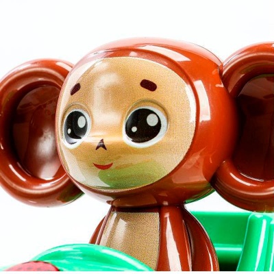 Музыкальная машинка с фигуркой Чебурашки Умка HT1430-R 2