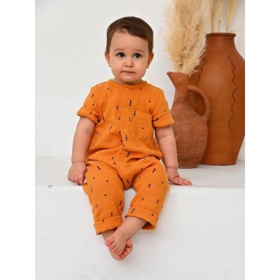 Песочник из муслина Carrot 10002201 горчичный 03 Песочник из муслина Carrot 10002201 горчичный 03