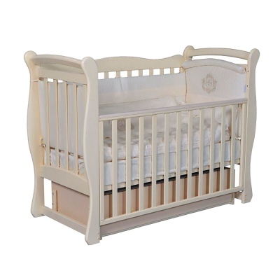 Детская кроватка-маятник Антел Julia 1 слоновая кость 02