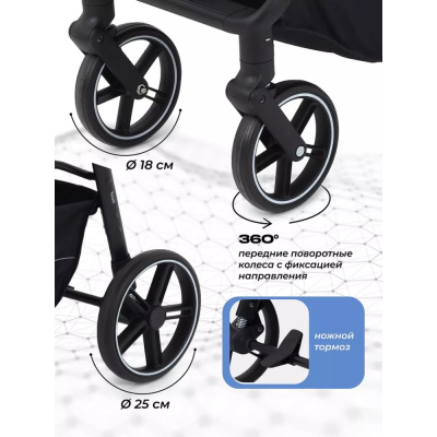 Коляска прогулочная Rant Volt RA353 Graphite