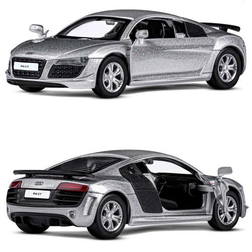 Коллекционная машинка инерционная Audi R8 GT 1:43 Автопанорама JB1200138 фото 2