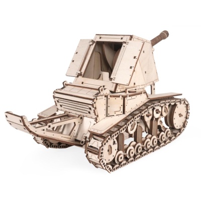 Конструктор деревянный Танк СУ 18 599 деталей Lemmo 0024 4