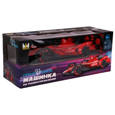 Машина радиоуправляемая Болид Формулы 1 Kid Rocks RC0492 красный