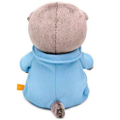 Игрушка Кот Басик baby в голубом комбинезоне с сердечком Budi Basa BB-155 3
