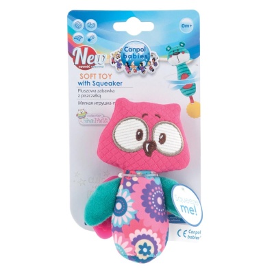 Игрушка-пищалкa с прорезывателем Forest Friends Сова Canpol 68/047