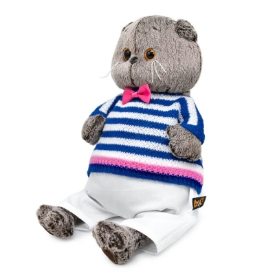 Мягкая игрушка Басик в полосатом свитере и брюках 25 см Budi Basa Ks25-264 02