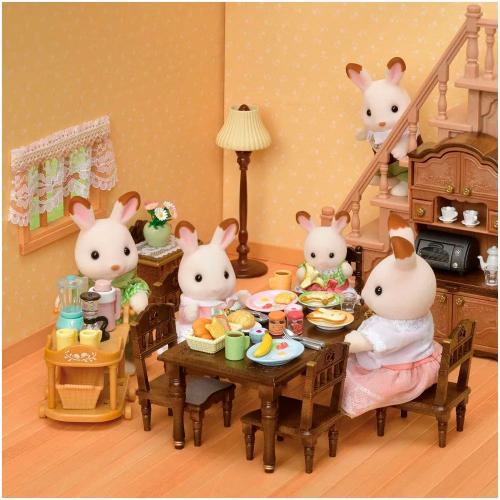 Игровой набор Sylvanian Families Классический коричневый стол Epoch 2078 фото 2