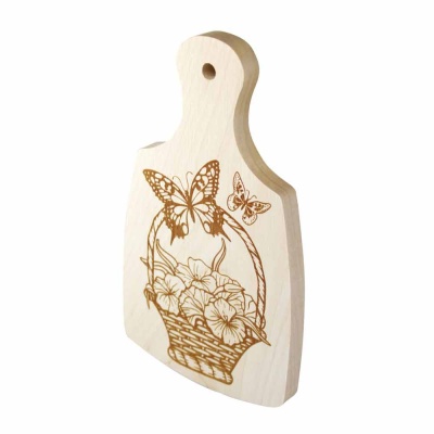 Разделочная доска для выжигания Корзина цветов Десятое Королевство 04140 3