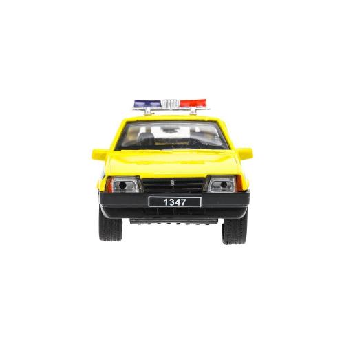 Металлическая машинка Lada-2108 Спутник Милиция Технопарк 2108-12-SLPOL-YE фото 3
