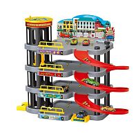 Игровой набор Парковка 4-х уровневая с лифтом ABToys P8988A-6