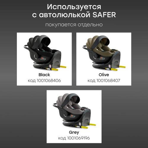 База для автолюльки и автокресла Happy Baby i-BASE black фото 6