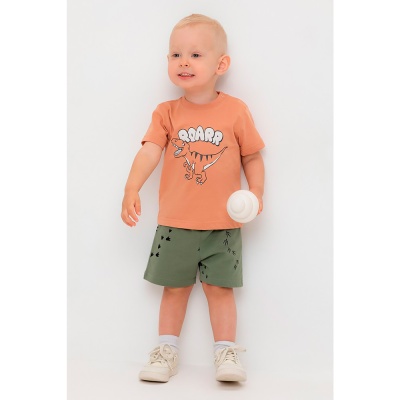 Шорты для мальчика Crockid КР 400666 папоротник следы динозавра к538 2