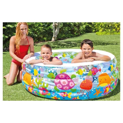 Детский надувной бассейн Аквариум Intex 58480 12