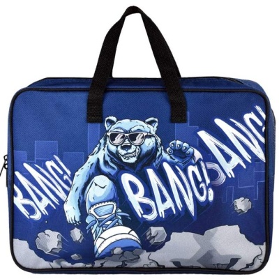 Папка с ручками А4 Крутой Гризли Феникс ФЕ-62508 2