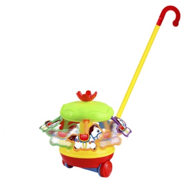 Каталка на палочке Карусель Рыжий кот КНП-1467