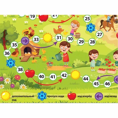 Игра настольная ходилка Лето в деревне Десятое Королевство 04774