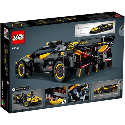 Конструктор Lego Technic 42151 Болид Бугатти фото 8