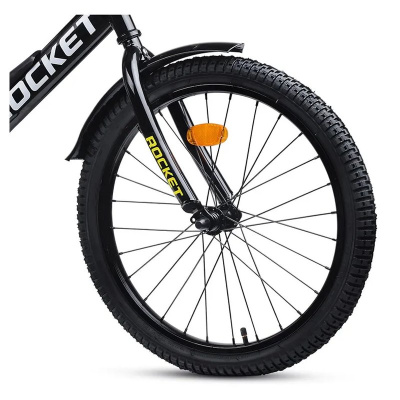 Велосипед двухколёсный 18 Rocket Phoenix 18.PHOENIX.BK/Y.25 чёрно-желтый 04