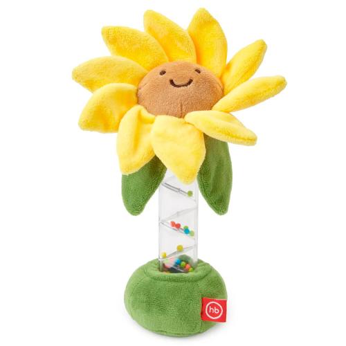 Игрушка погремушка Подсолнушек Happy Baby 330713 yellow