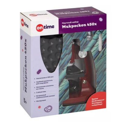 Микроскоп увеличение 450х On time 45044