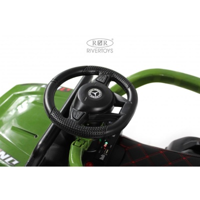 Детский электромобиль RiverToys G005GG зелёный 03