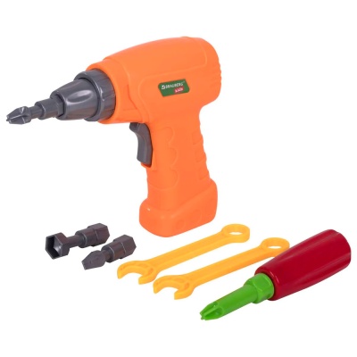 Конструктор с шуруповертом развивающий 247 деталей Brauberg 665204 3